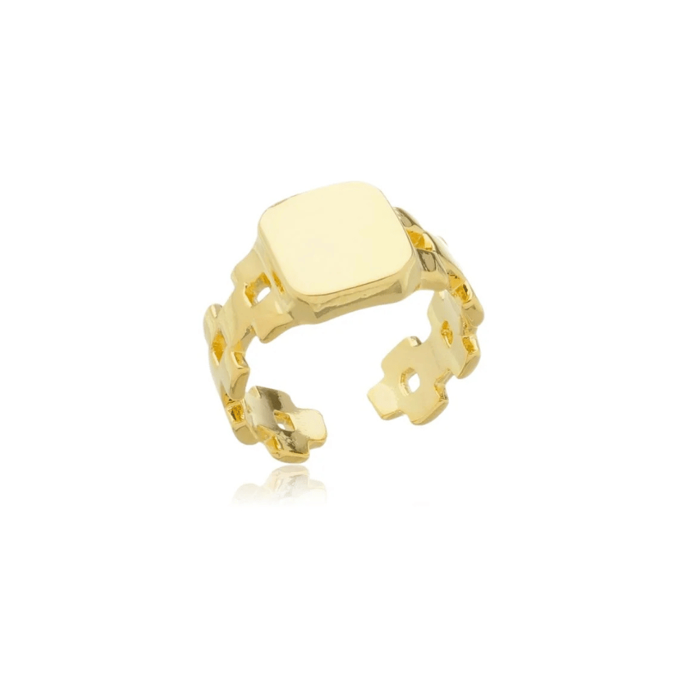 Anel Imperium Ajustável - Dourado