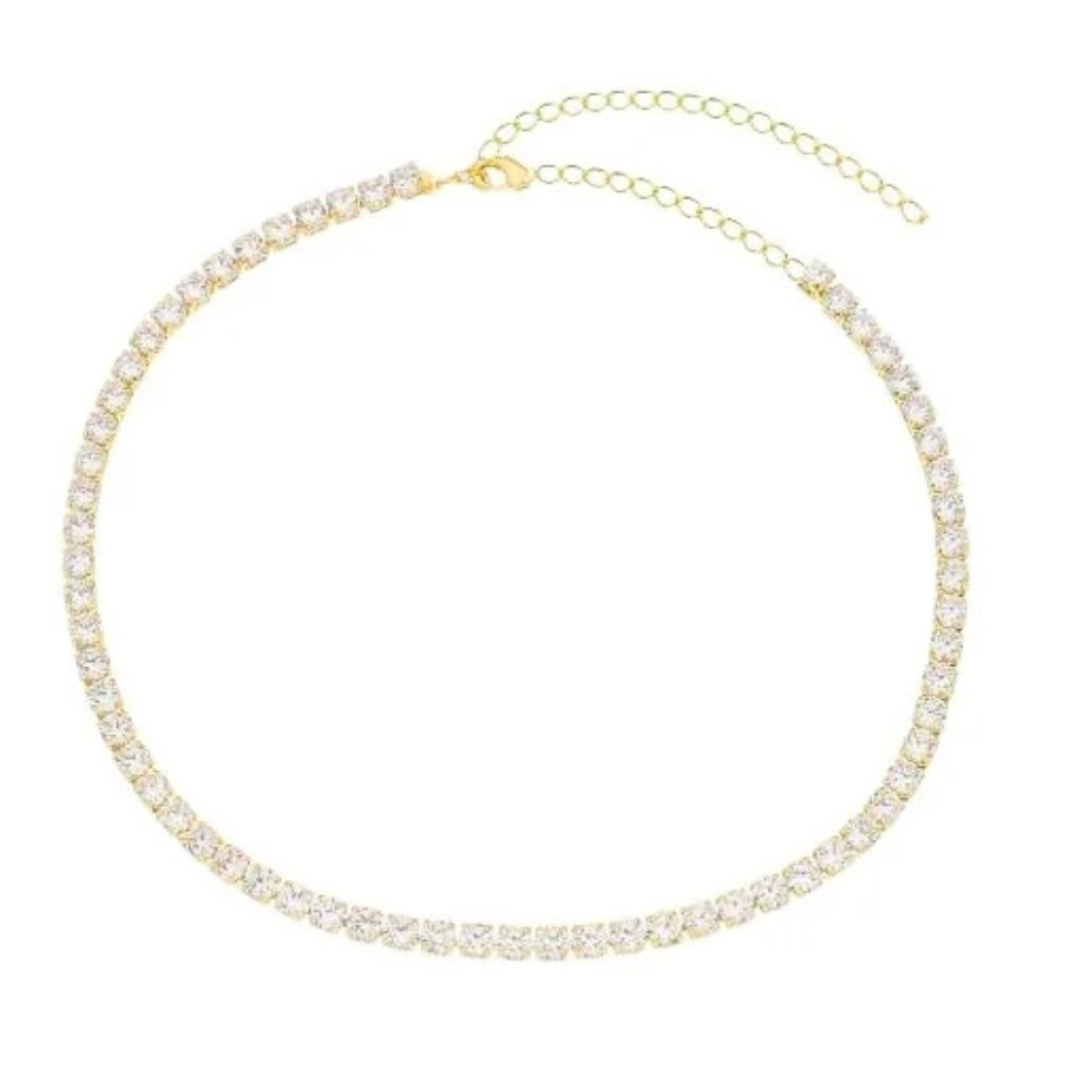 Choker Riviere Lux 3mm – Dourado