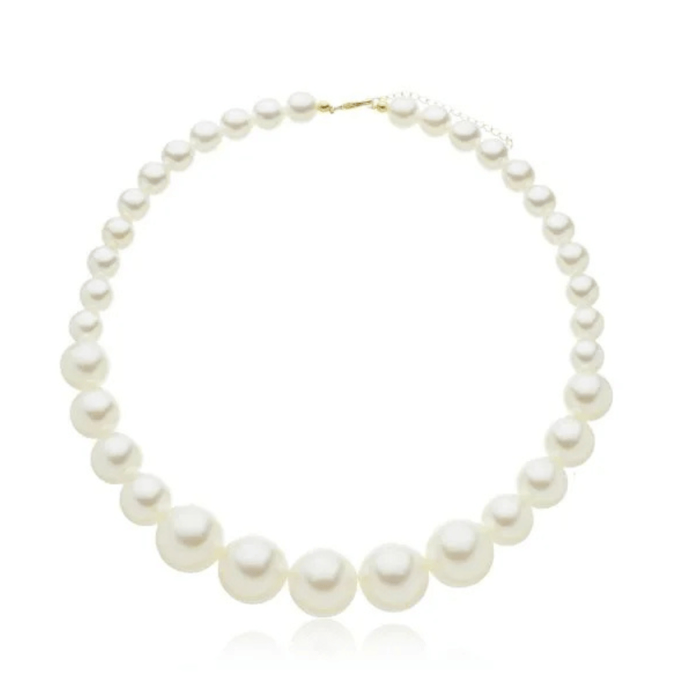 Colar Pérolas Max - Dourado