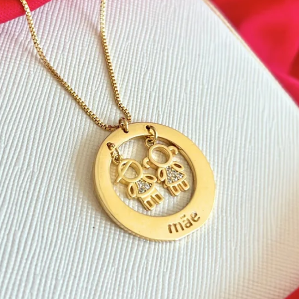 Colar Essência do Amor - Dourado