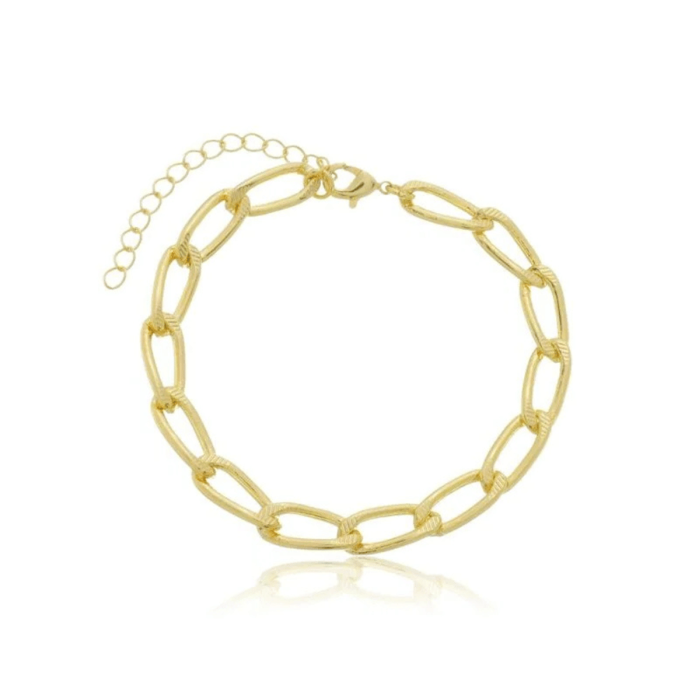 Pulseira Elos Torção - Dourado