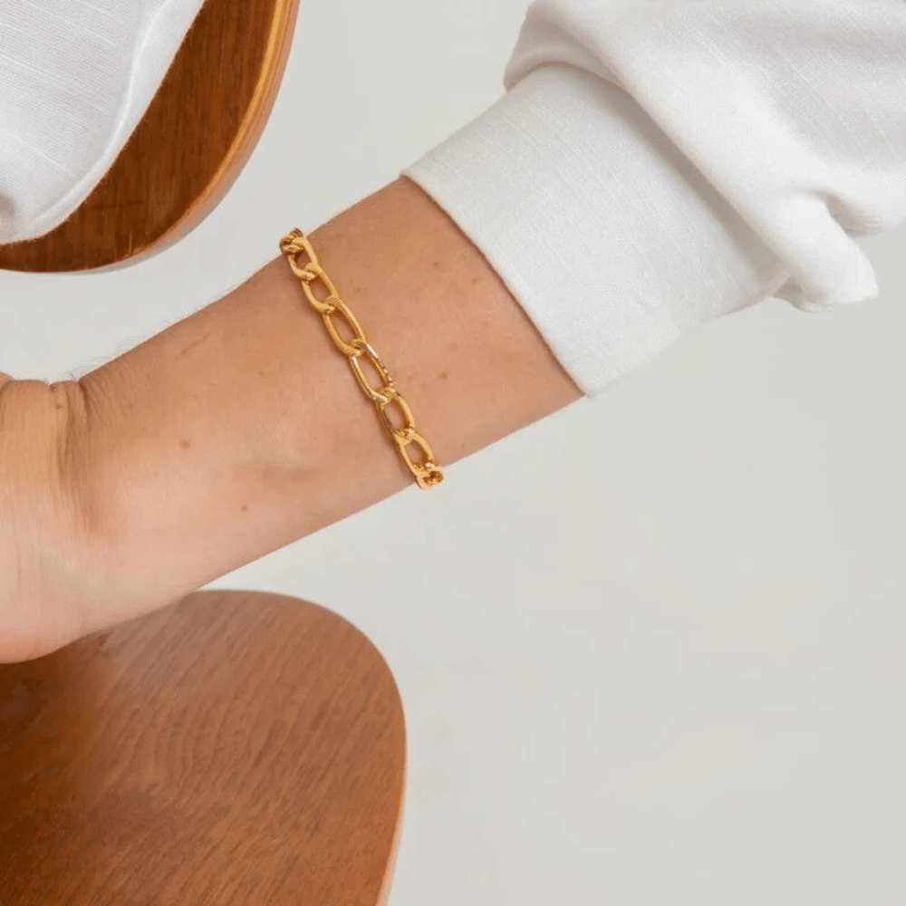 Pulseira Elos Torção - Dourado