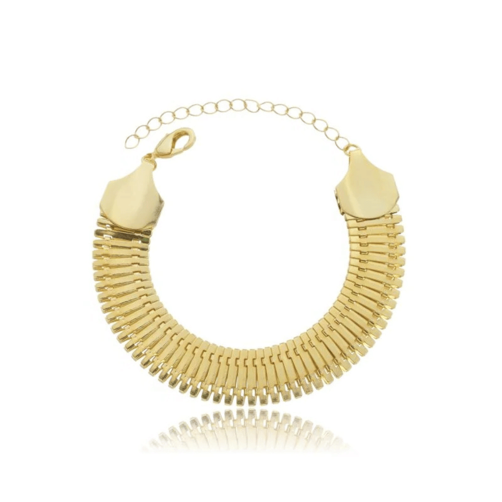 Pulseira Malha Grossa - Dourado