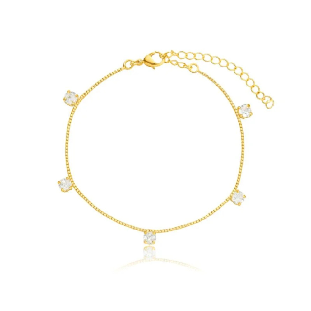 Pulseira Ponto de Luz Delicata - Dourado