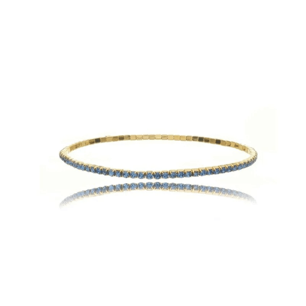 Pulseira Riviera Azul- Dourado