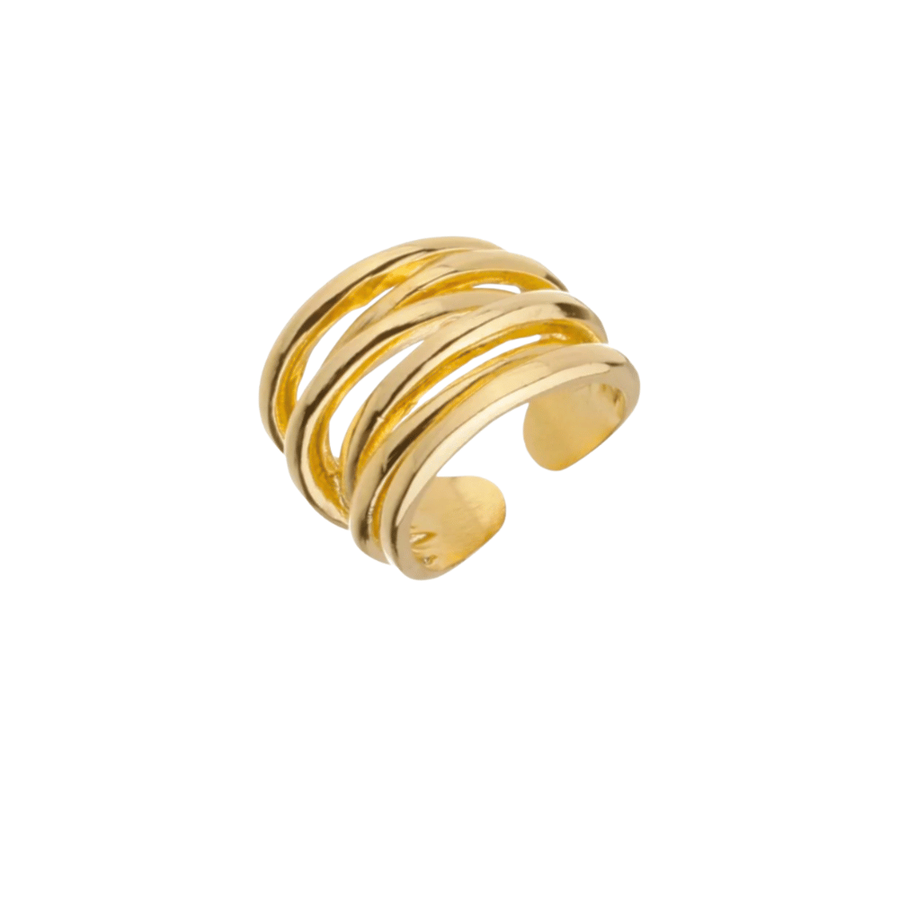 Anel Seis Fios - Dourado