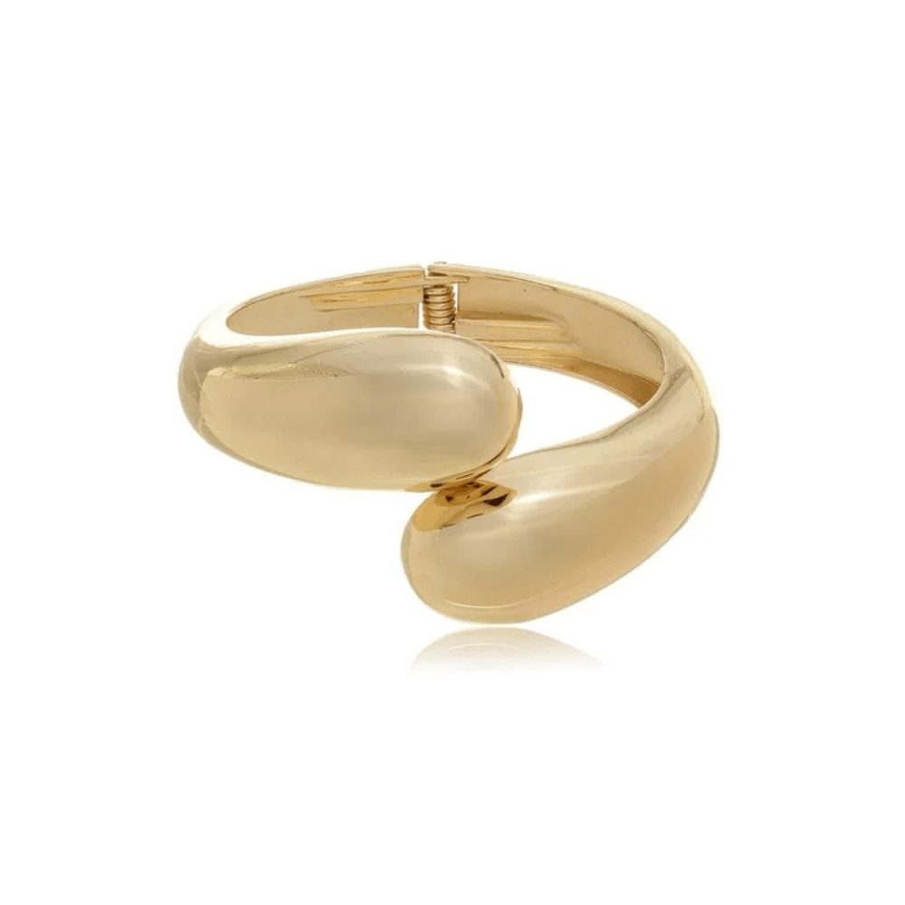 Bracelete Gotas Conectadas - Dourado