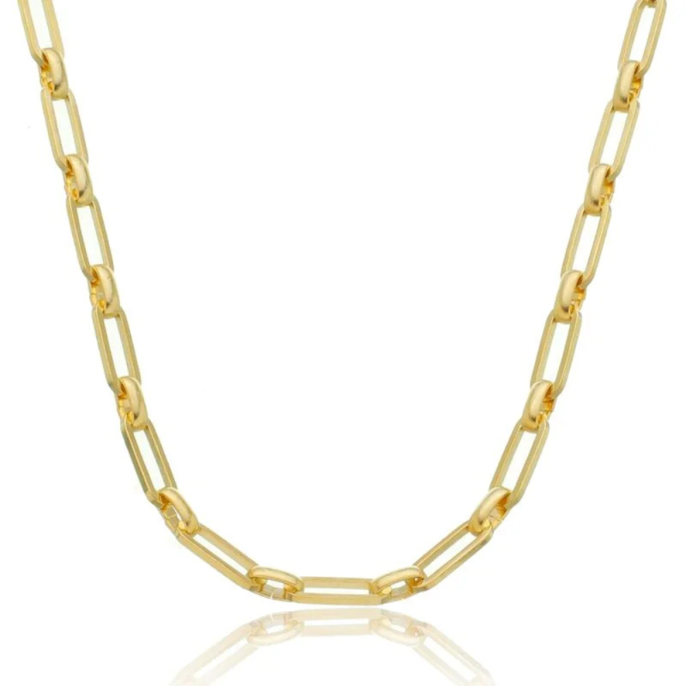 Choker Elos União - Dourado
