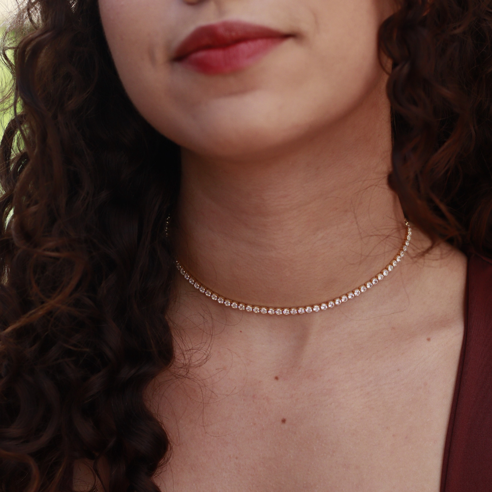 Colar Riviera Elegance - Dourado
