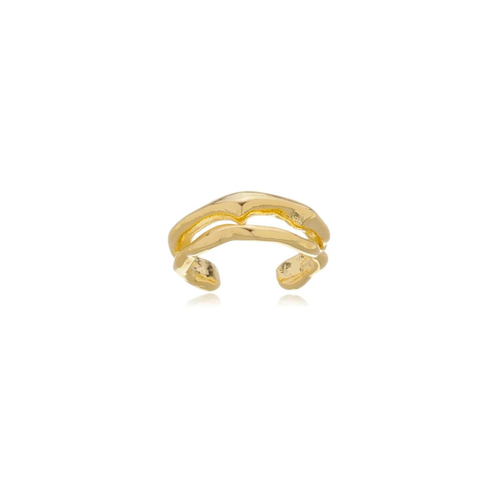 Piercing Fake Duplo Harmonia - Dourado