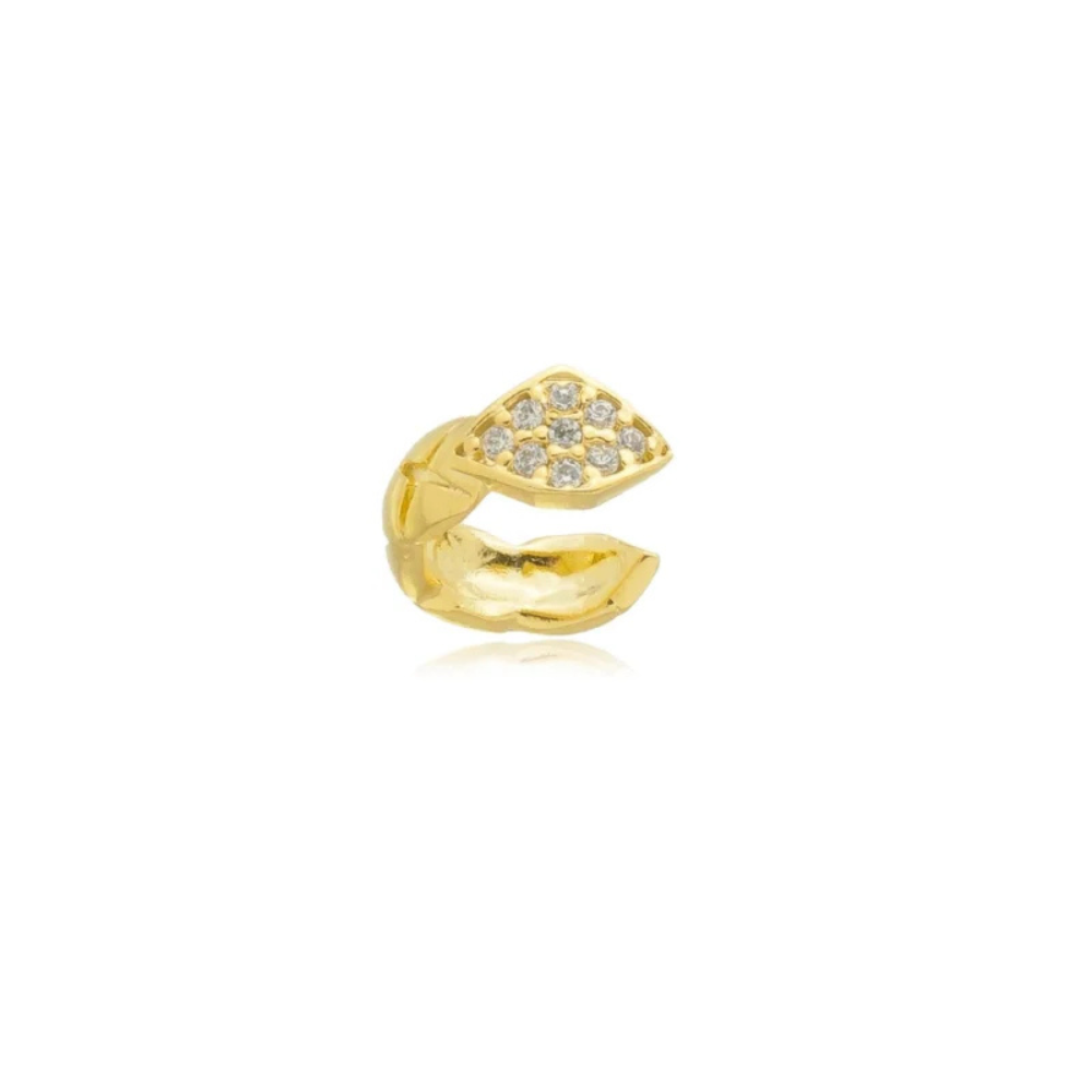Piercing Fake Coco Brilho - Dourado