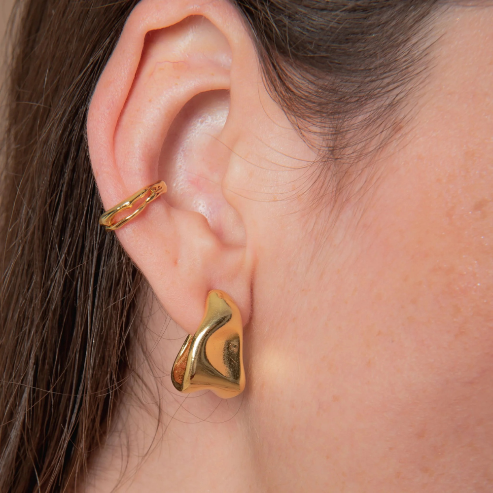 Piercing Fake Duplo Harmonia - Dourado