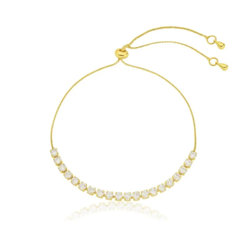 Pulseira Riviera Gravata - Dourado